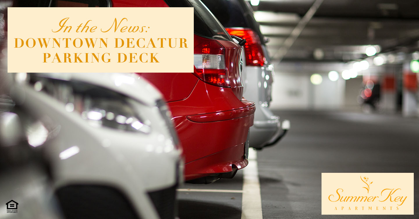 downtown Decatur parking deck